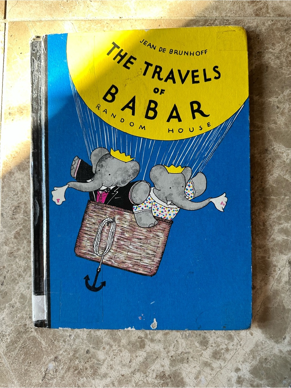 The Travels of Babar Previous Library Copy Book